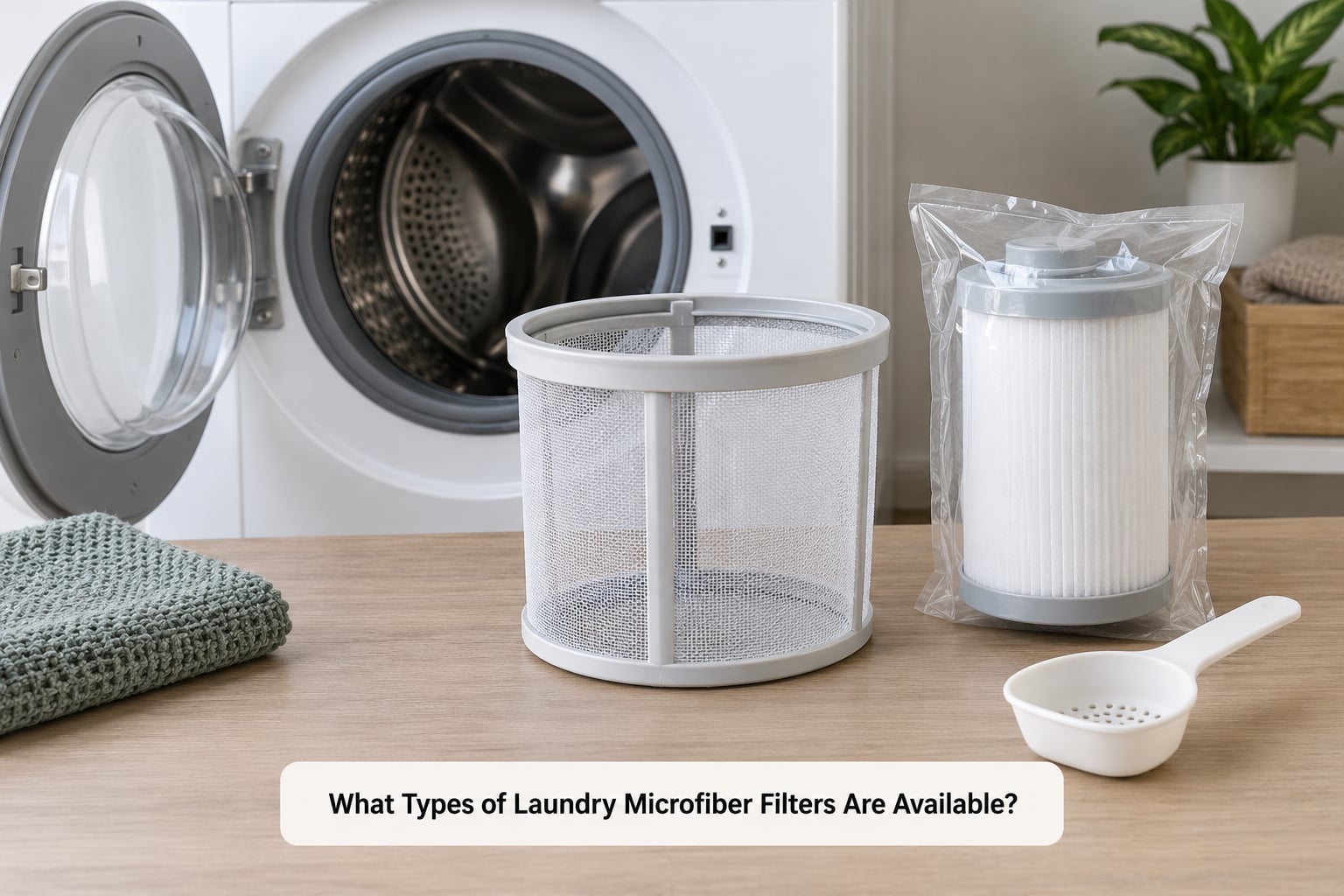 What Types of Laundry Microfiber Filters Are Available?