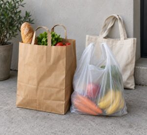 paper bags vs plastic bags environmental impact