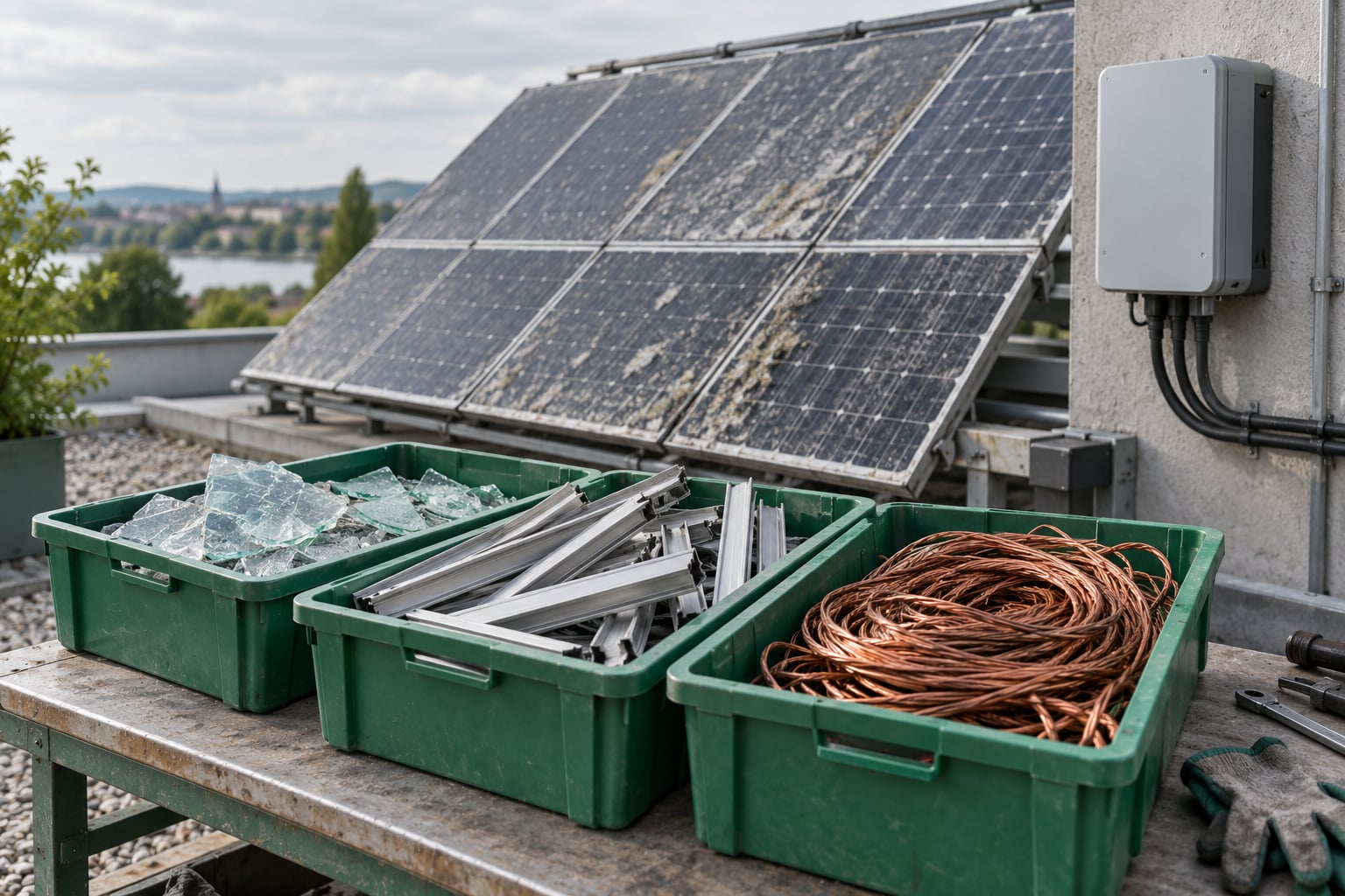 what happens to solar panels at the end of their life