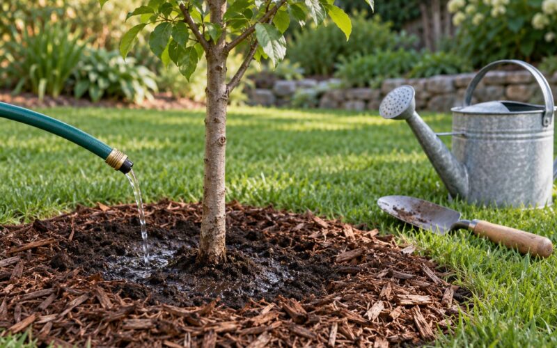 How to Water a Newly Planted Tree Correctly (2026 Easy Guide)