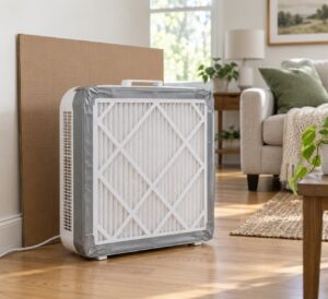 how to build a diy box fan air filter for smoke