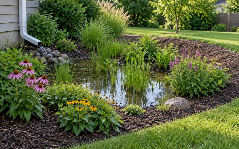 How to Build a Rain Garden to Stop Yard Flooding (2026)