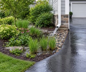 how to reduce runoff from your driveway and roof