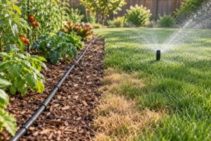 drip irrigation vs sprinklers which saves more water