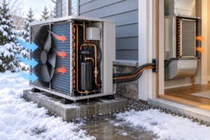 how do heat pumps work in cold weather