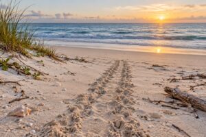 how sea turtle nesting seasons work on public beaches