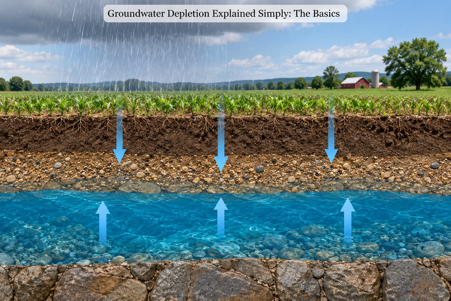 Groundwater Depletion Explained Simply: The Basics