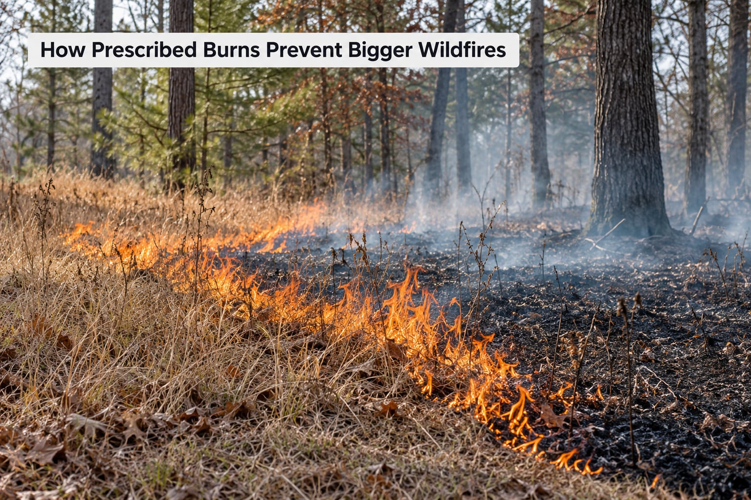 How Prescribed Burns Prevent Bigger Wildfires