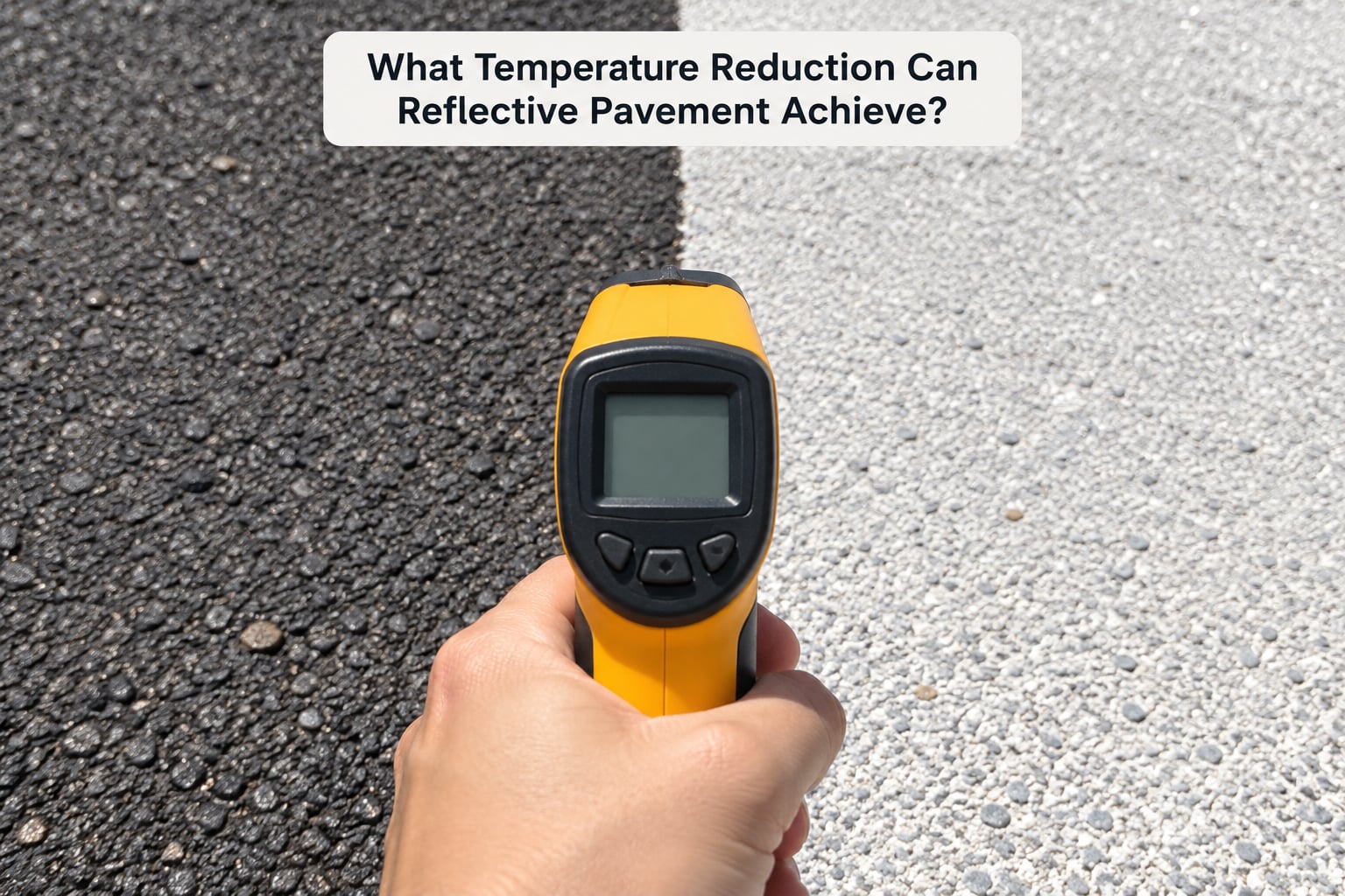 What Temperature Reduction Can Reflective Pavement Achieve?