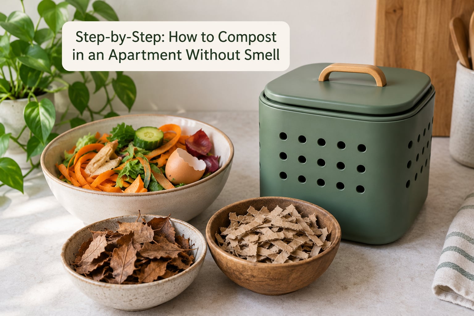 Step-by-Step: How to Compost in an Apartment Without Smell