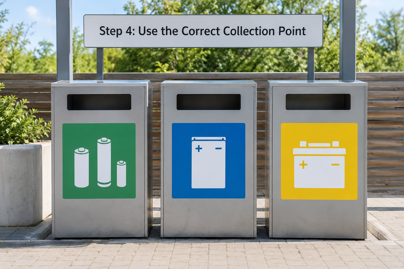 Step 4: Use the Correct Collection Point