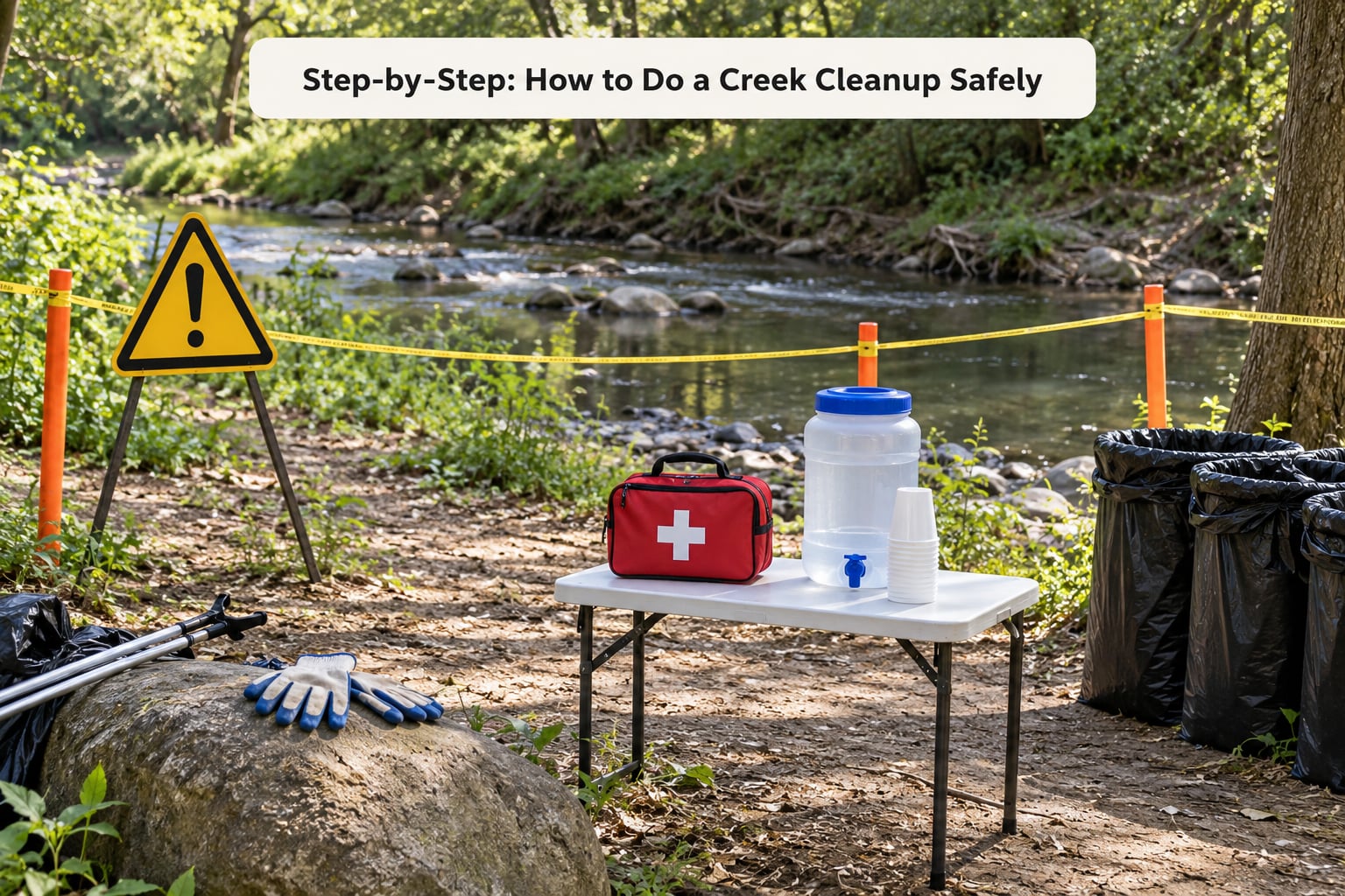 Step-by-Step: How to Do a Creek Cleanup Safely