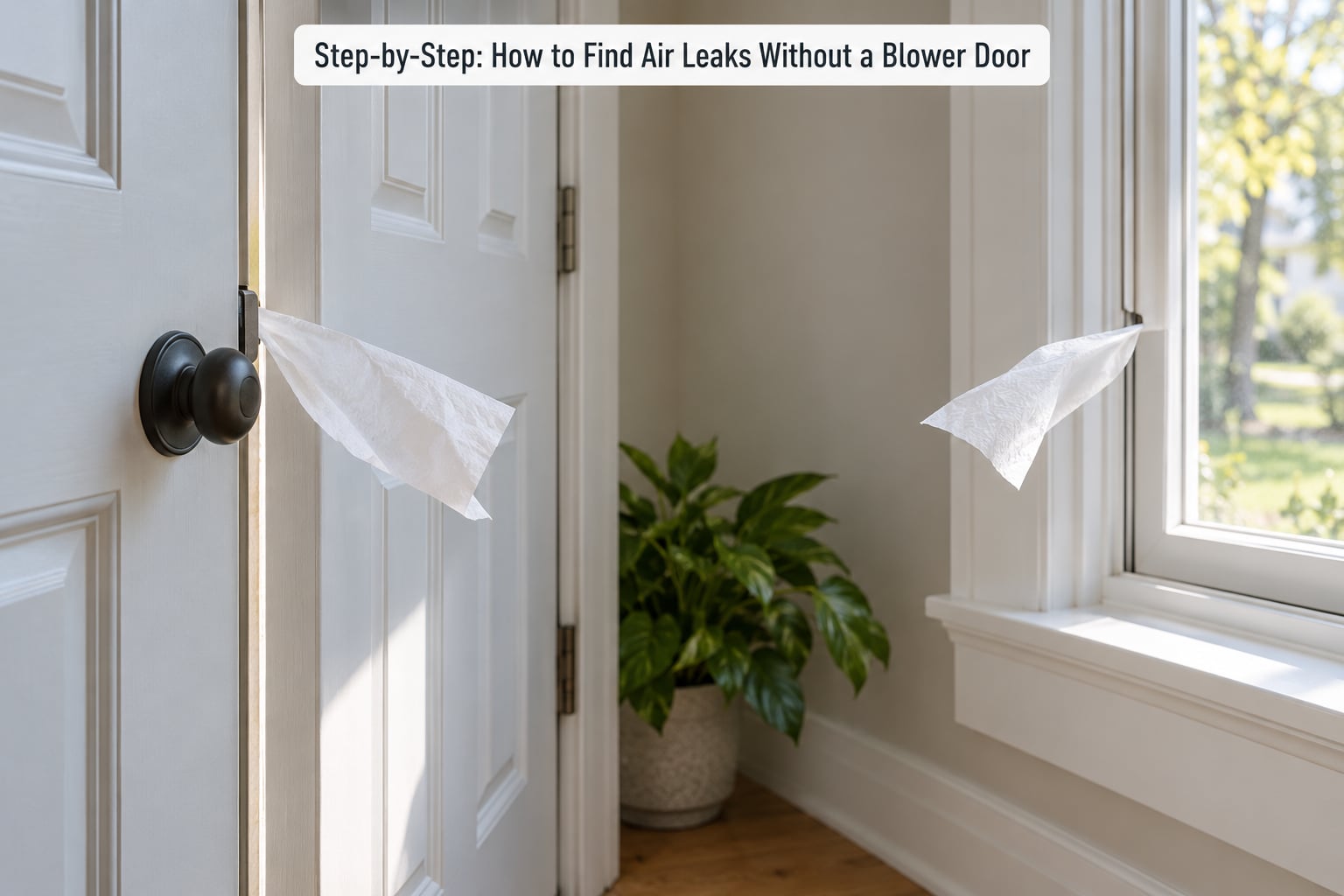 Step-by-Step: How to Find Air Leaks Without a Blower Door