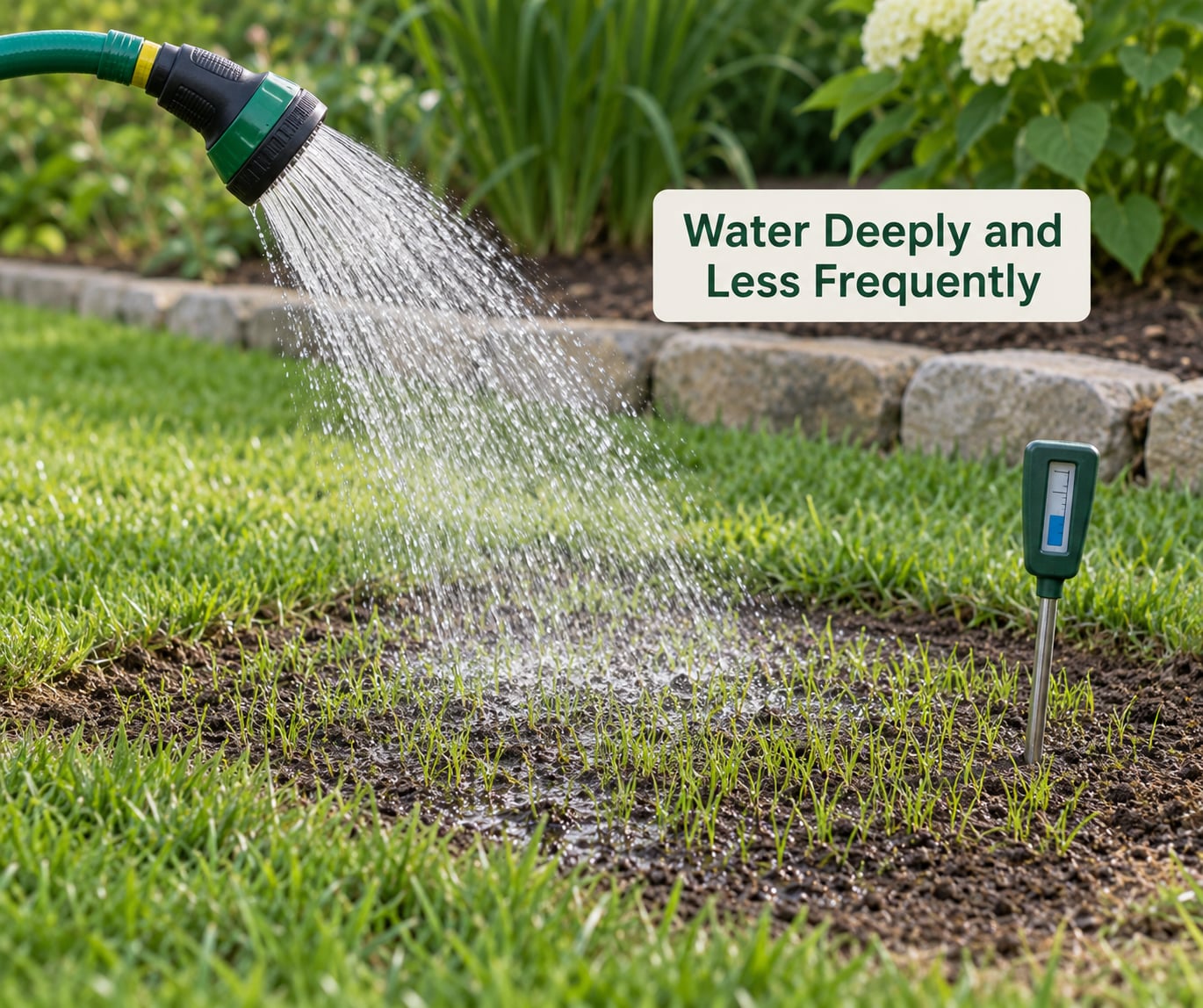 Water Deeply and Less Frequently