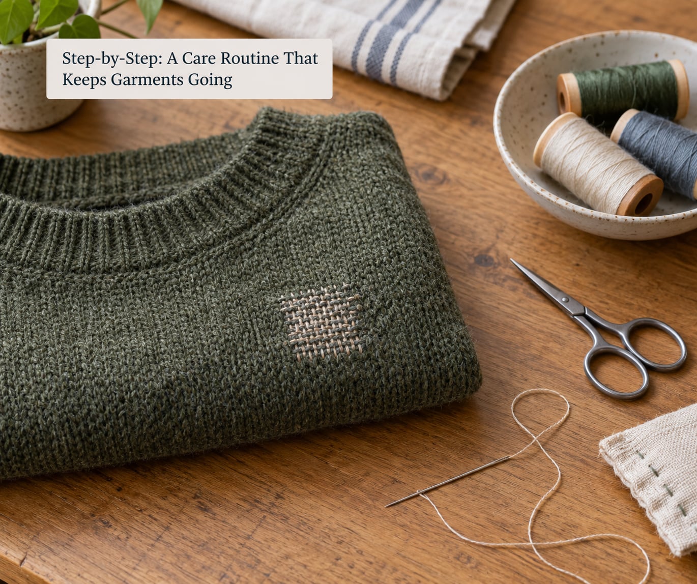 Step-by-Step: A Care Routine That Keeps Garments Going