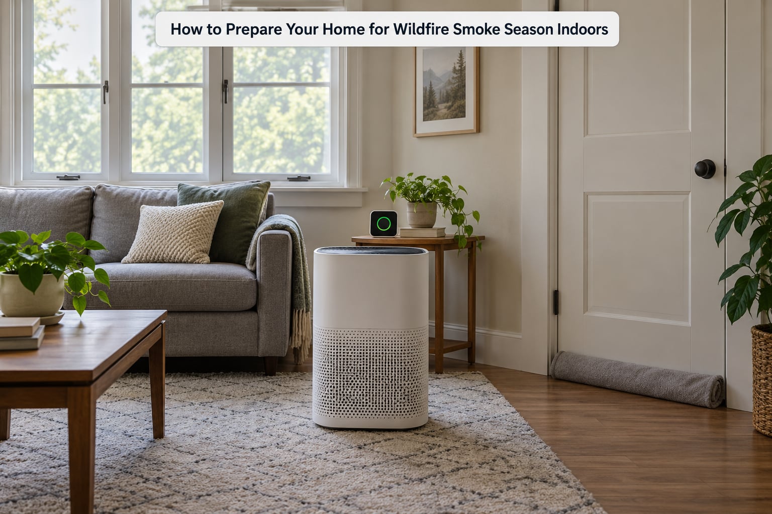 How to Prepare Your Home for Wildfire Smoke Season Indoors