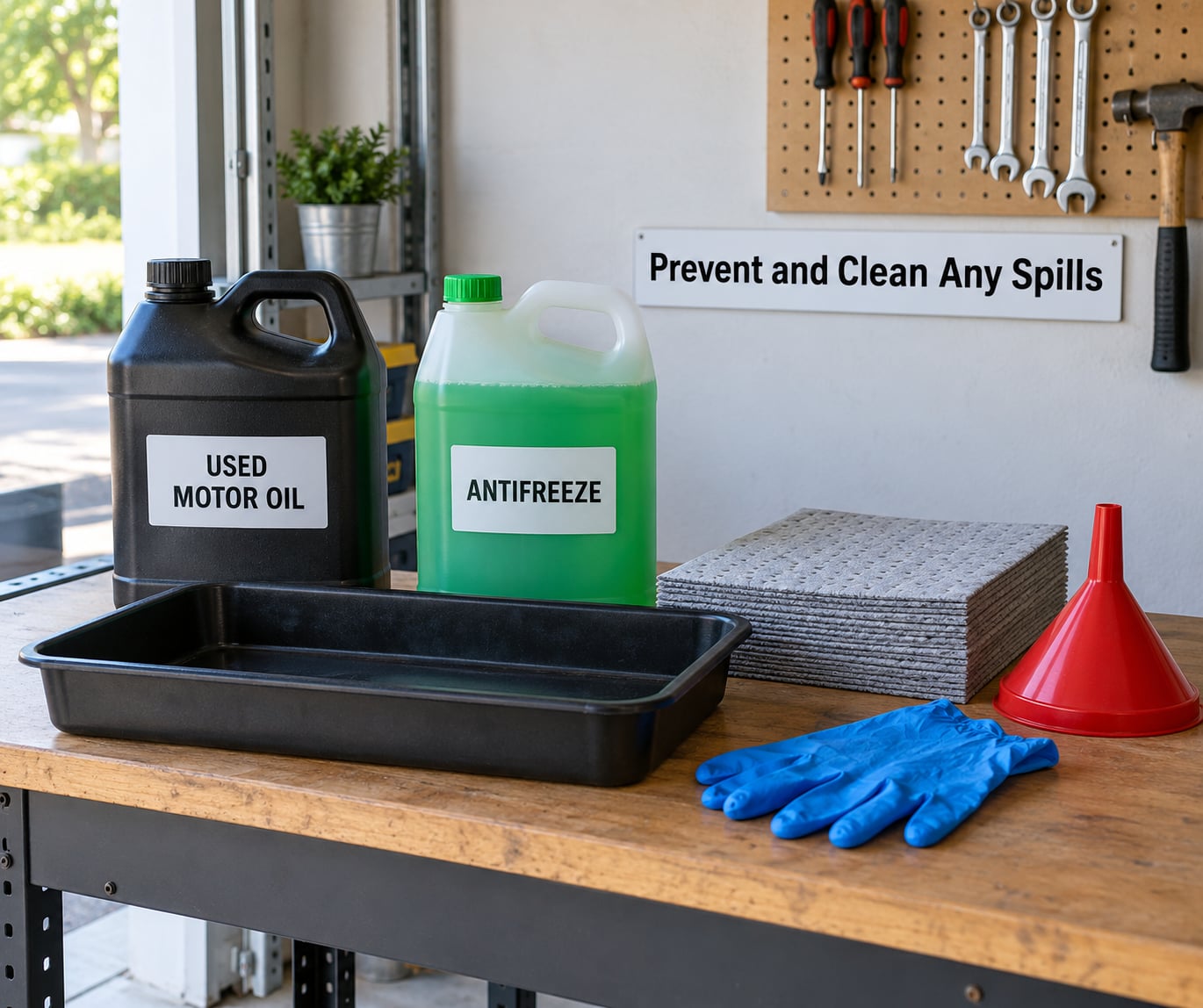 Prevent and Clean Any Spills