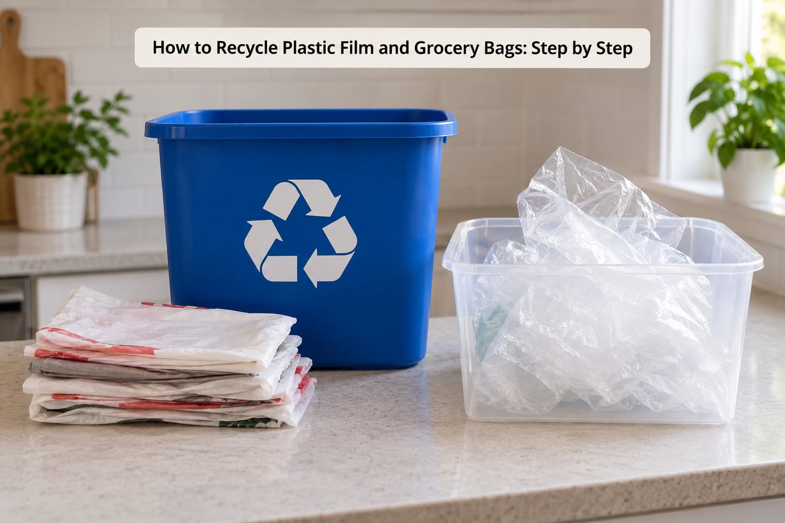 How to Recycle Plastic Film and Grocery Bags: Step by Step