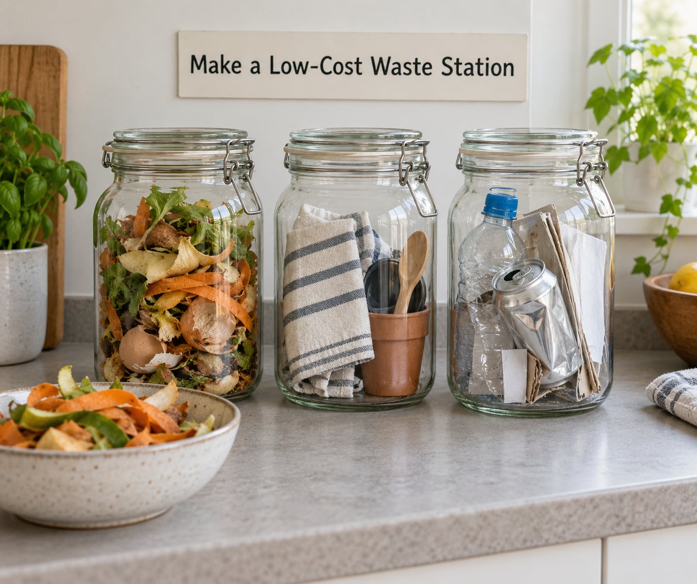 Make a Low-Cost Waste Station