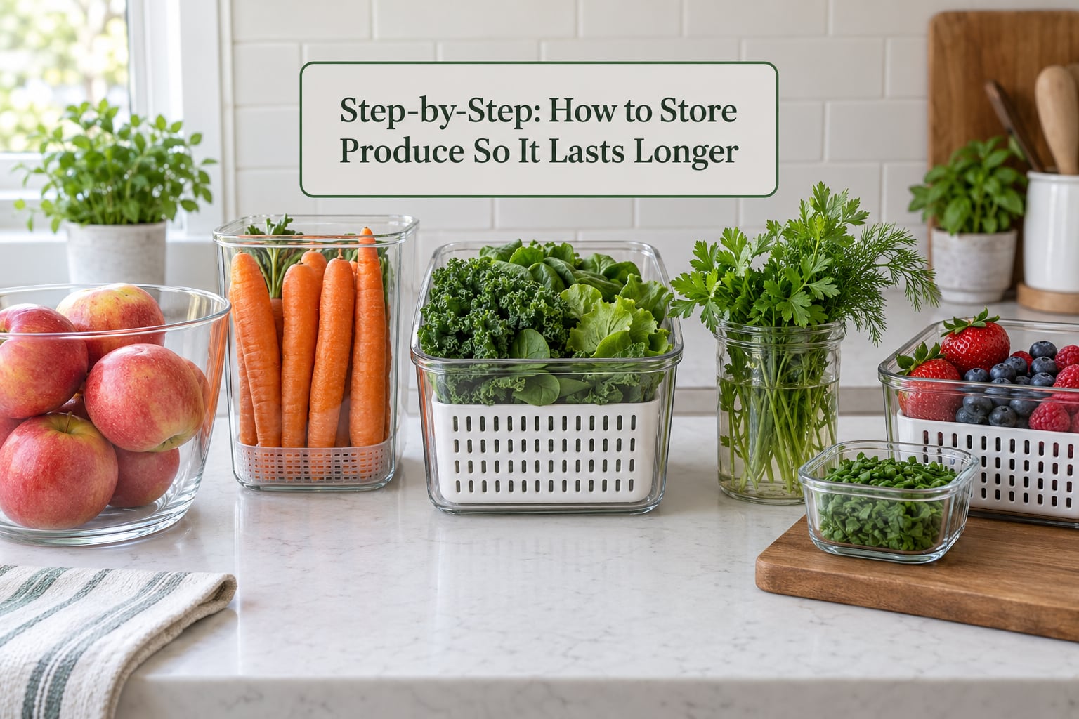 Step-by-Step: How to Store Produce So It Lasts Longer