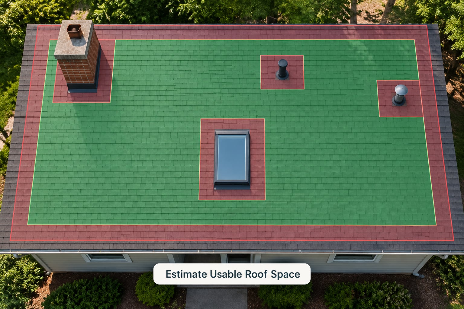 Estimate Usable Roof Space