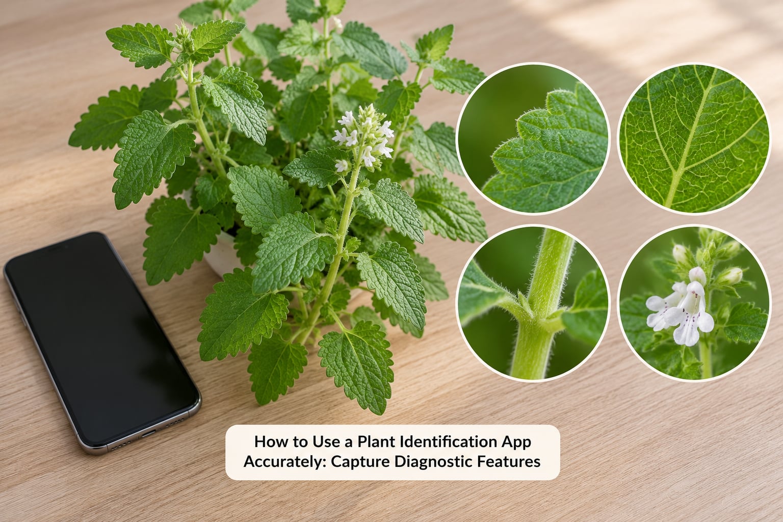 How to Use a Plant Identification App Accurately: Capture Diagnostic Features