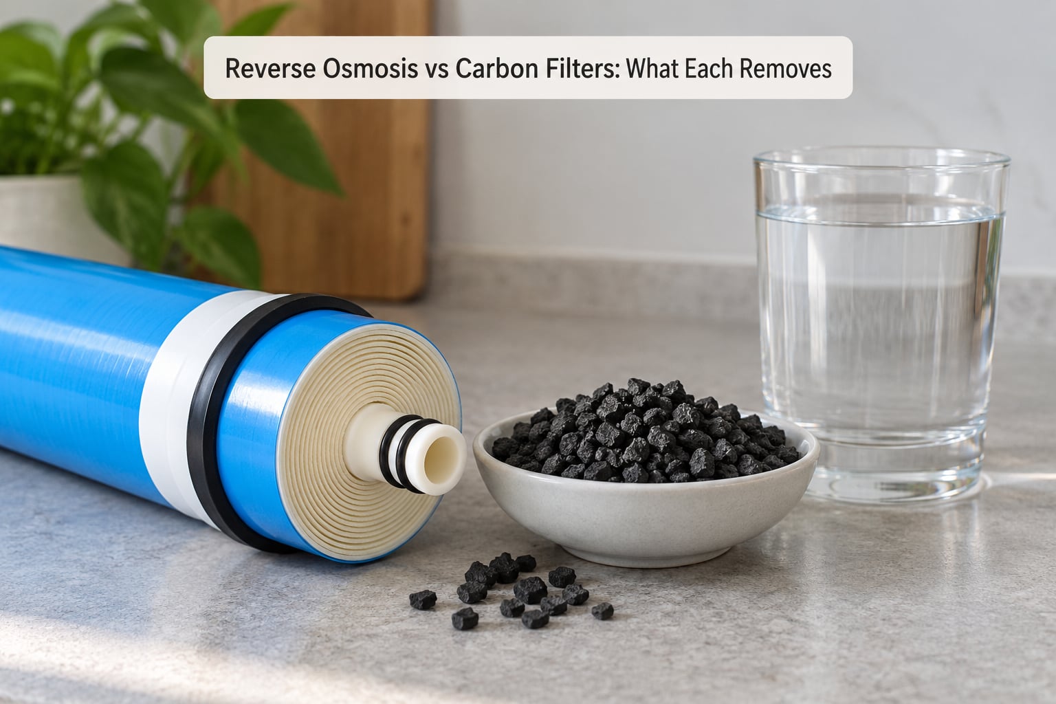 Reverse Osmosis vs Carbon Filters: What Each Removes