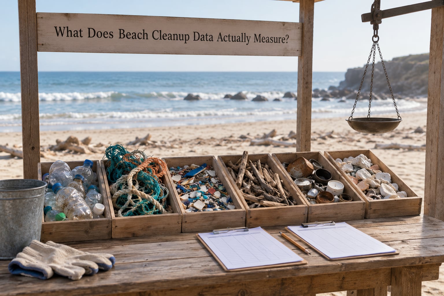 What Does Beach Cleanup Data Actually Measure?