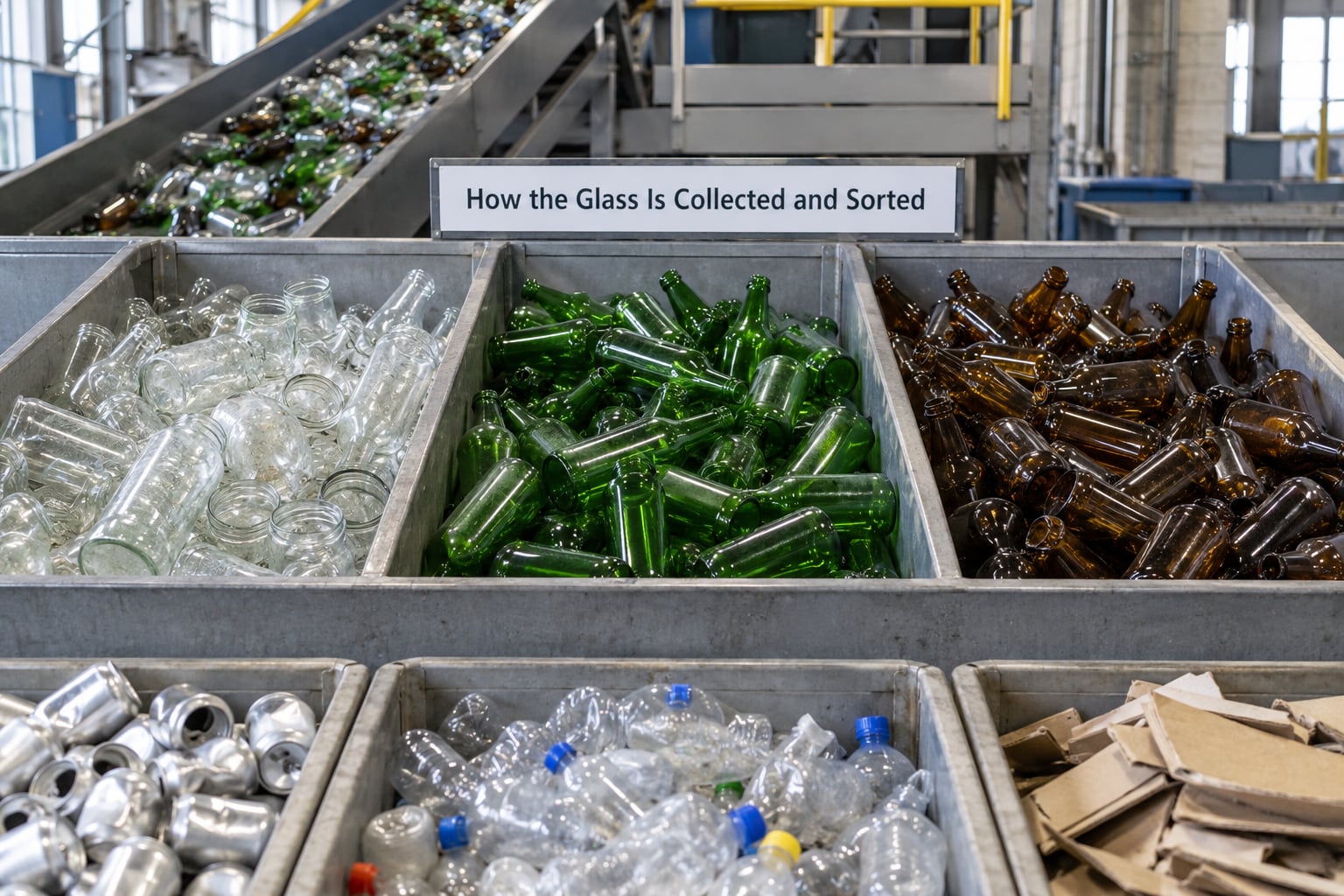 How the Glass Is Collected and Sorted