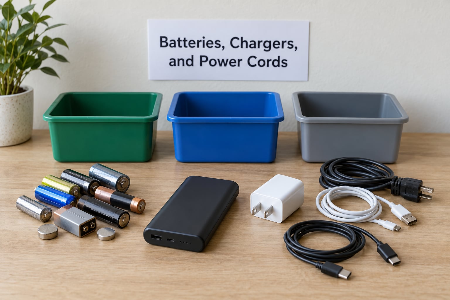 Batteries, Chargers, and Power Cords