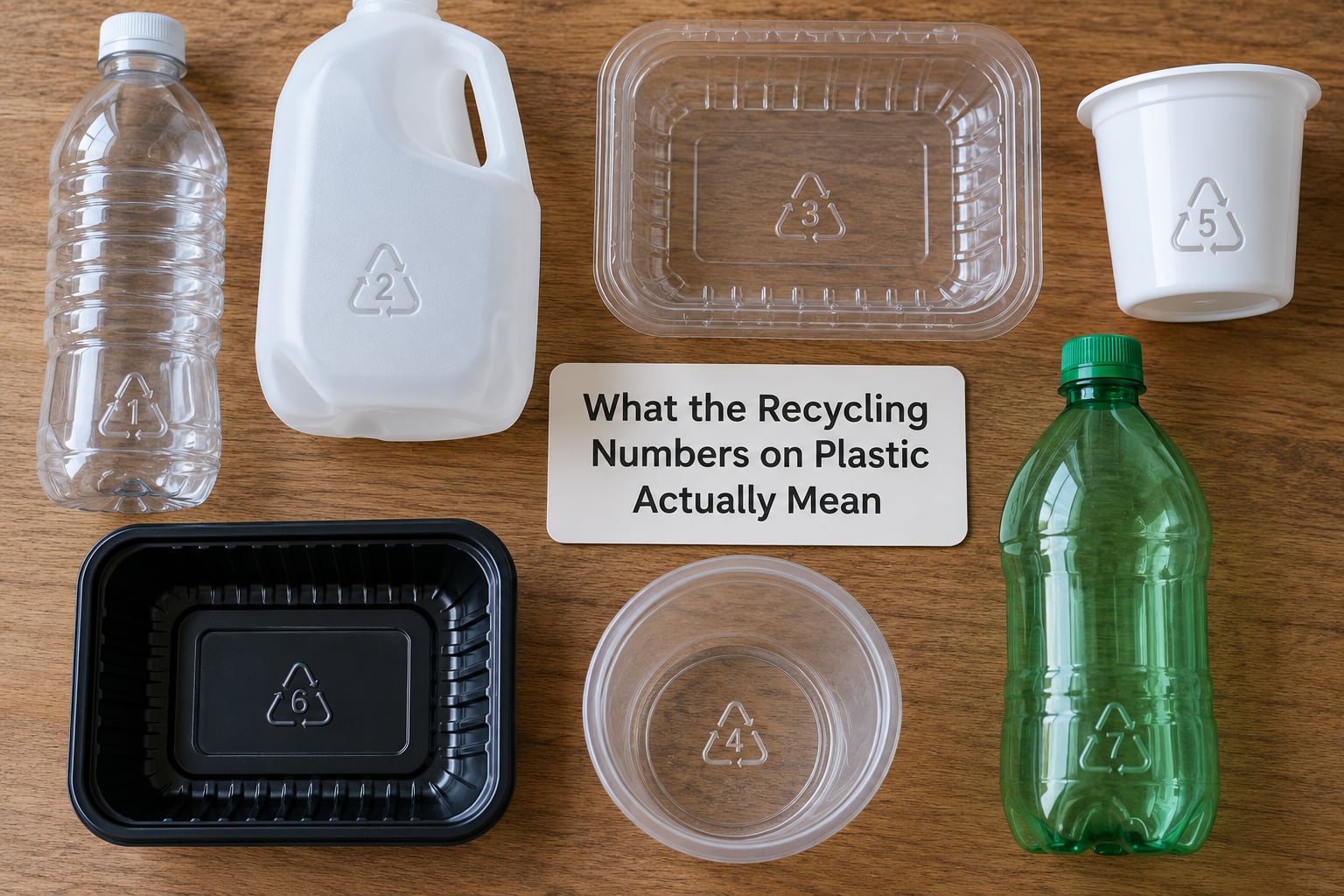 What the Recycling Numbers on Plastic Actually Mean