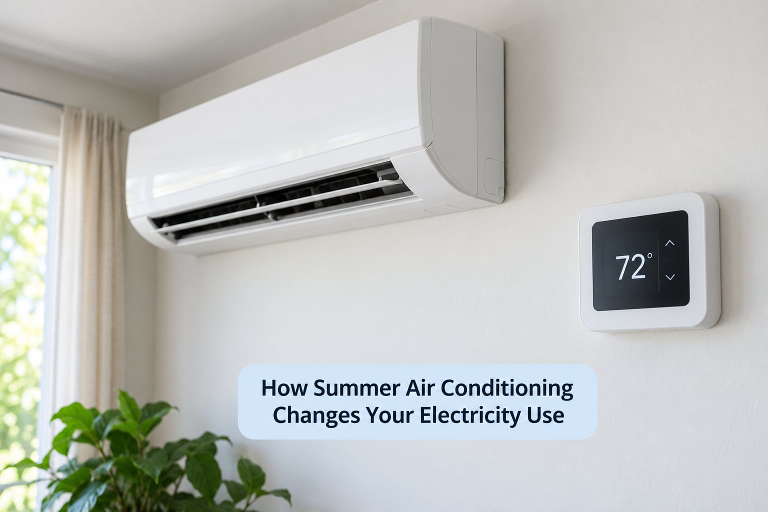 How Summer Air Conditioning Changes Your Electricity Use