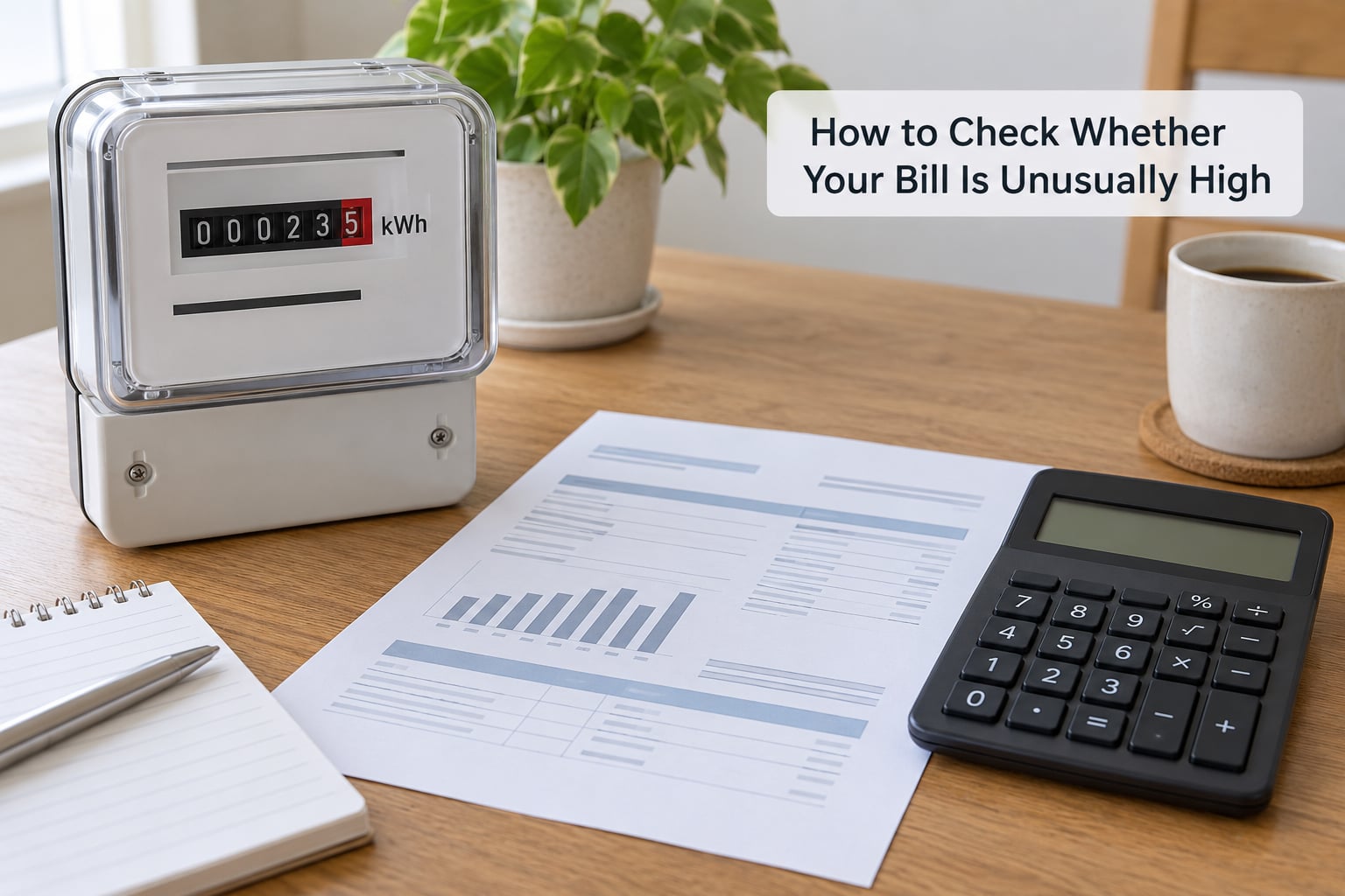 How to Check Whether Your Bill Is Unusually High