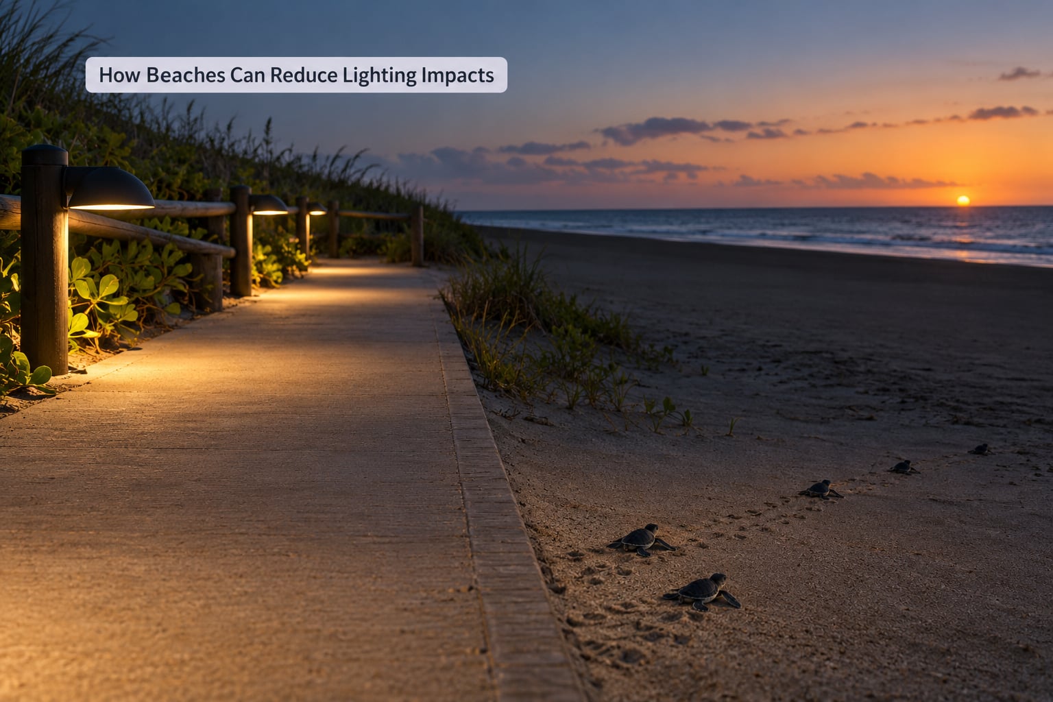How Beaches Can Reduce Lighting Impacts