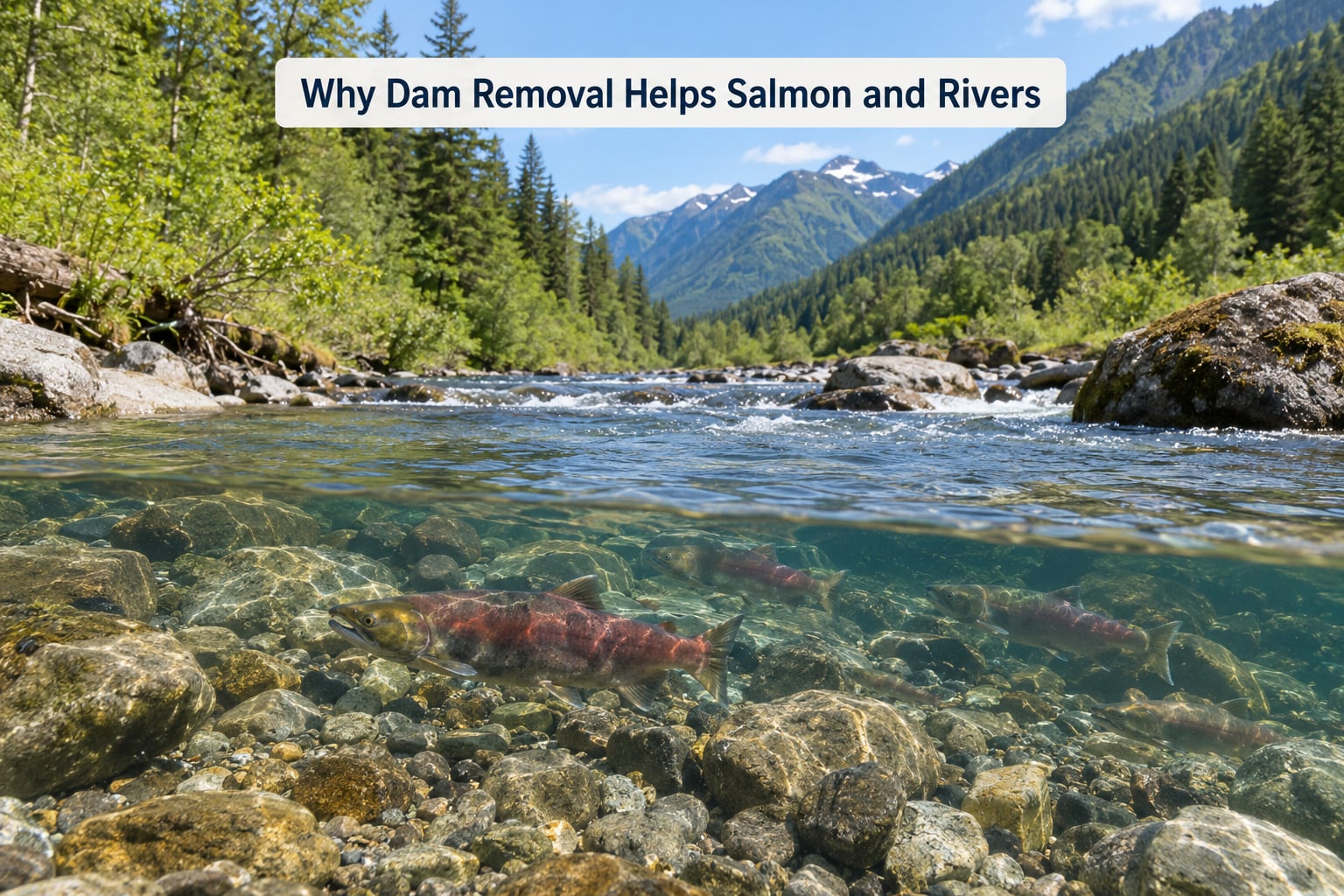 Why Dam Removal Helps Salmon and Rivers
