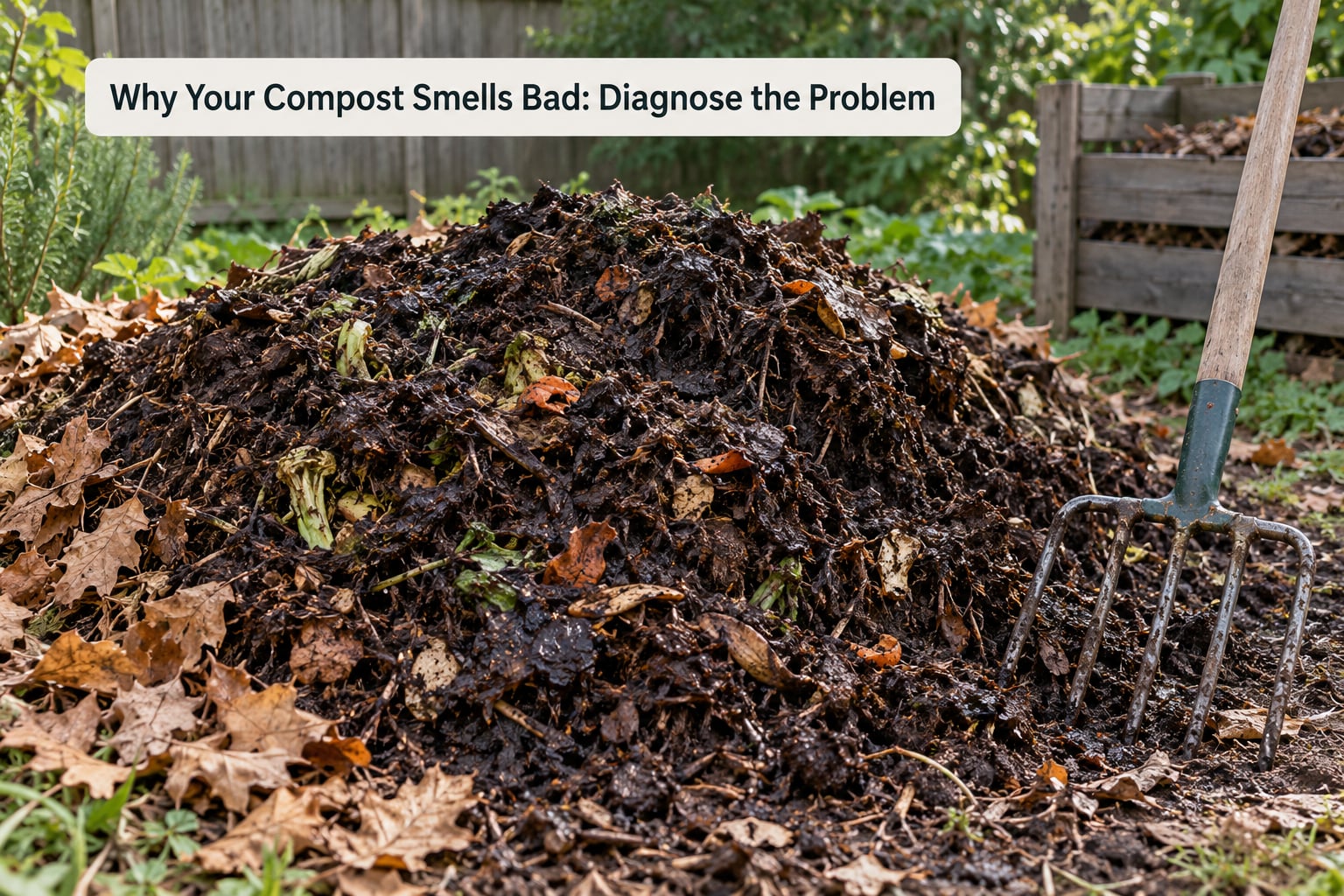 Why Your Compost Smells Bad: Diagnose the Problem
