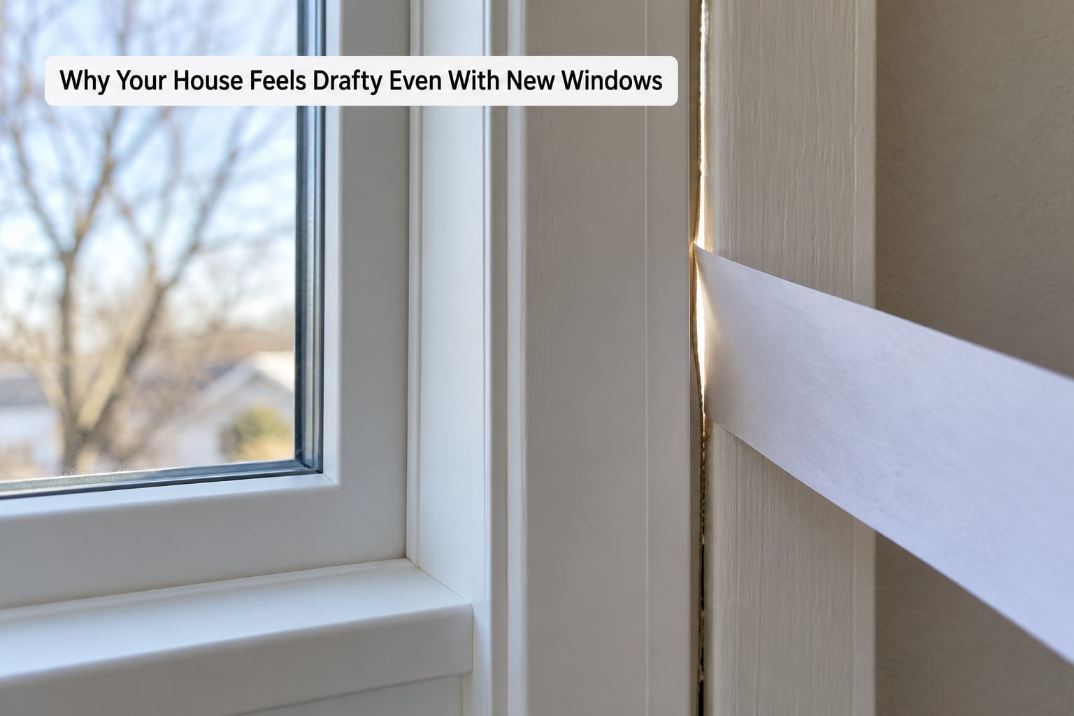 Why Your House Feels Drafty Even With New Windows